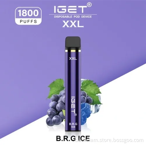 Vape Healthier E Liquid Disposable 1800 Puff Vape